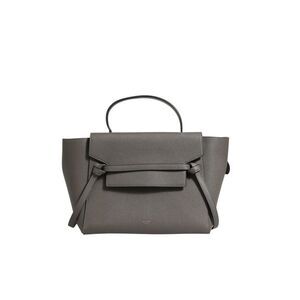 Celine Nano Belt Bag in Grained Calfskin Women's Grey